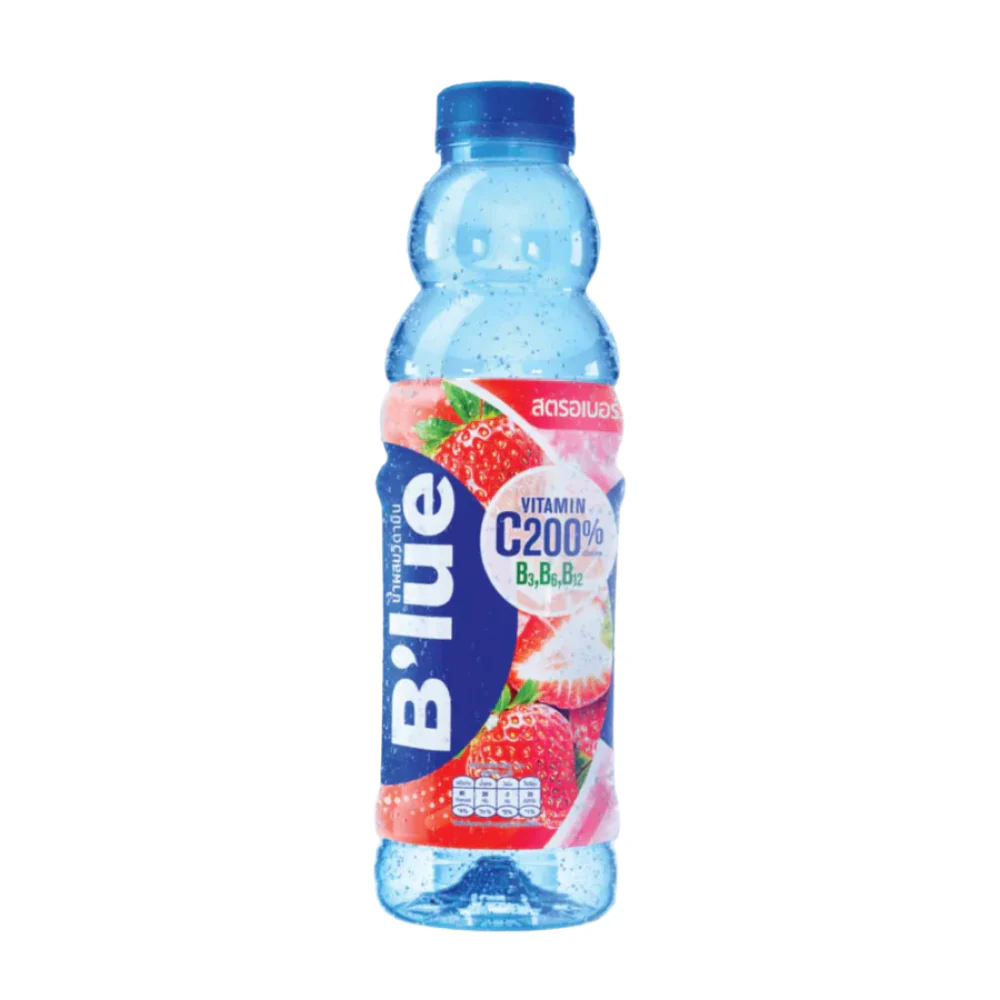 B’lue Vitamin Strawberry 24 x 500ml