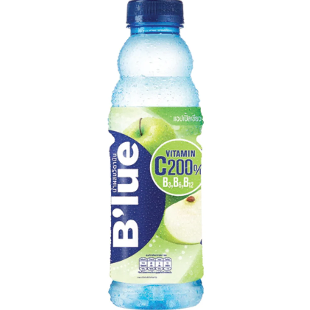 B'lue Vitamin Drinks Green Apple 24 x 500ml