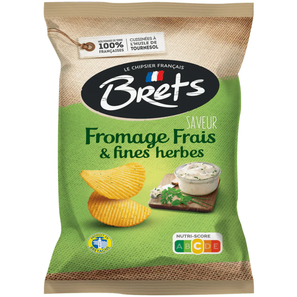 Brets Flavour Fresh Cheese And Herbs 10 x 125g