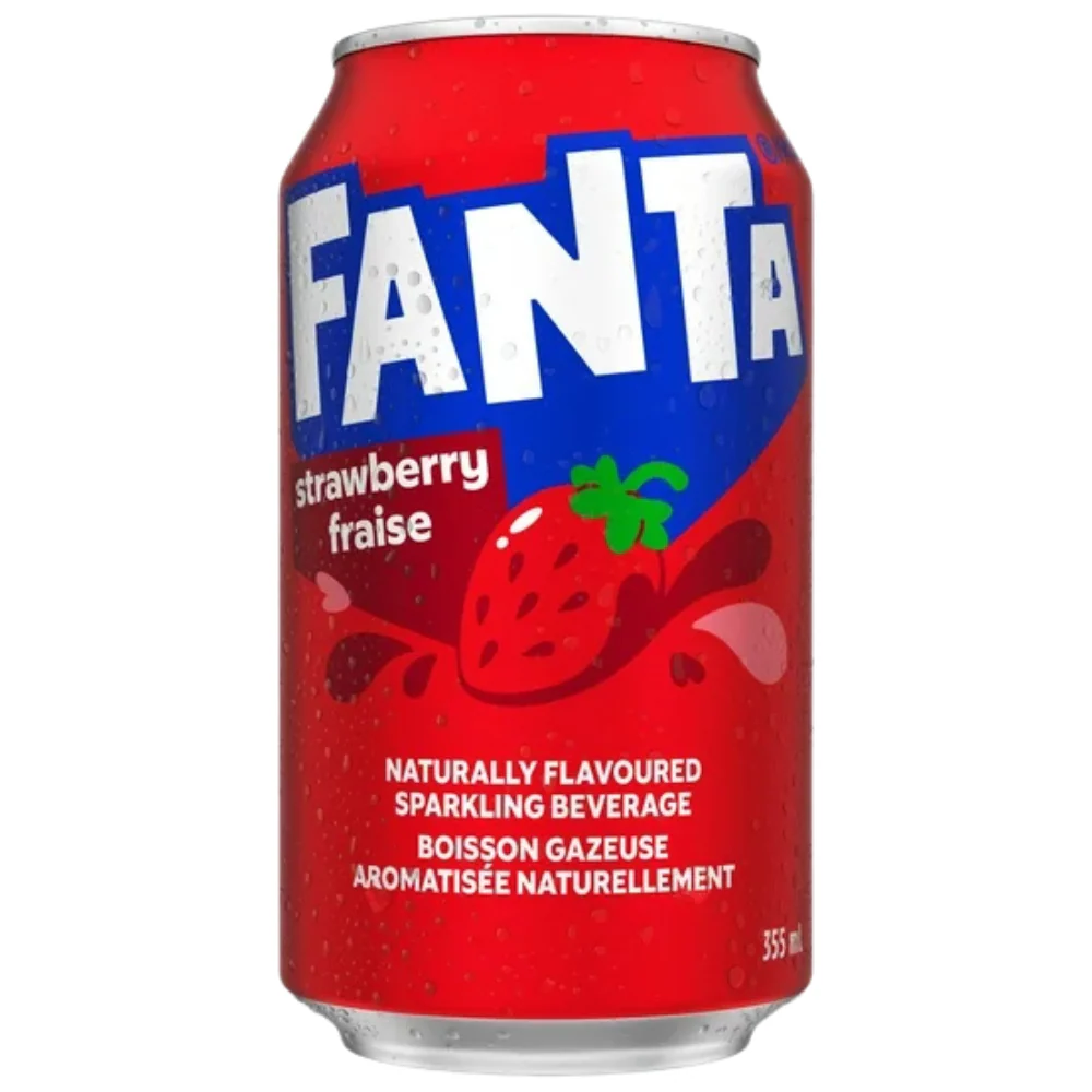 Fanta Canada Strawberry 12 x 355ml DDM 2025-05