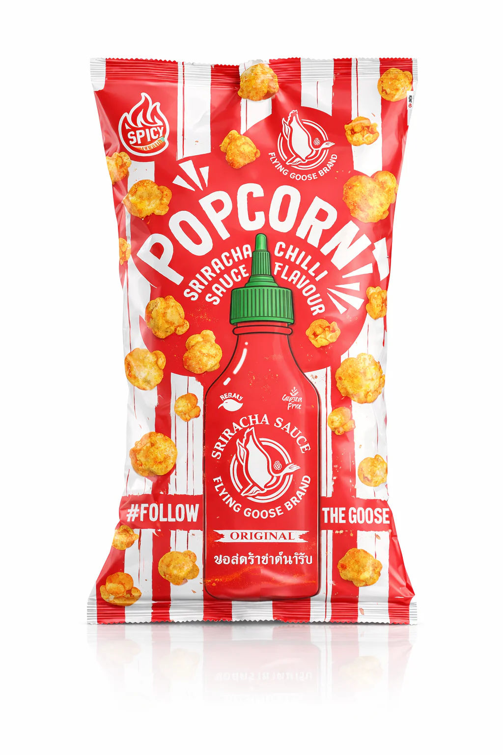 Flying Goose Sriracha Chilli Popcorn 12 x 80g