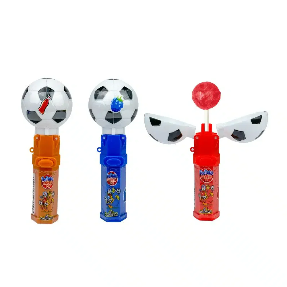 Funny Candy Surprise Pop Football 12 x 10g - Image 2