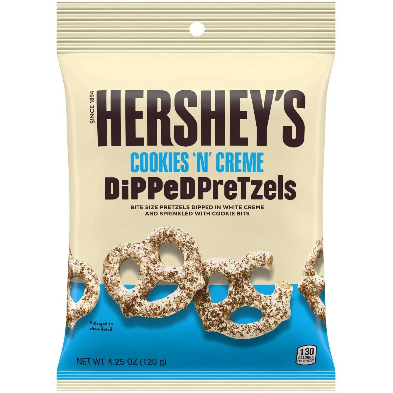 Hershey's Dipped Pretzels Cookies & Cream 12 x 120g