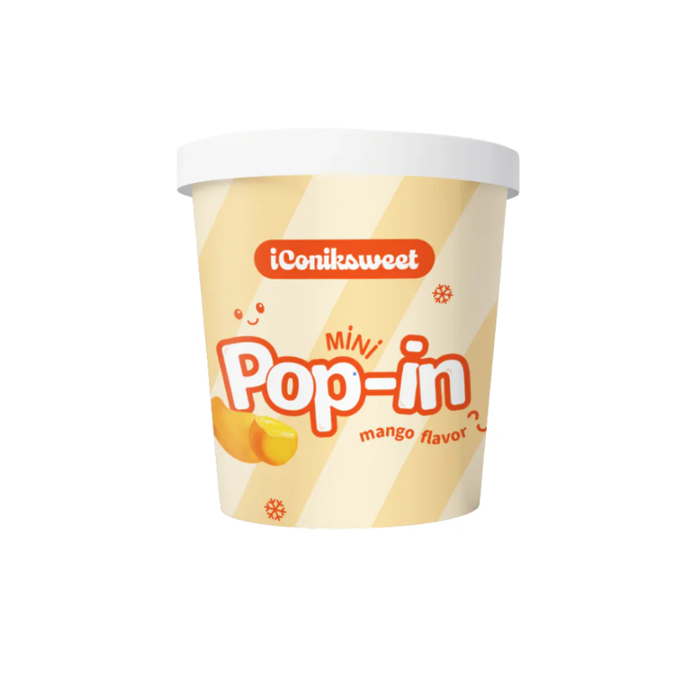 iConiksweet Pop In Trompe L'oeil Mini Mango 12 x 150g