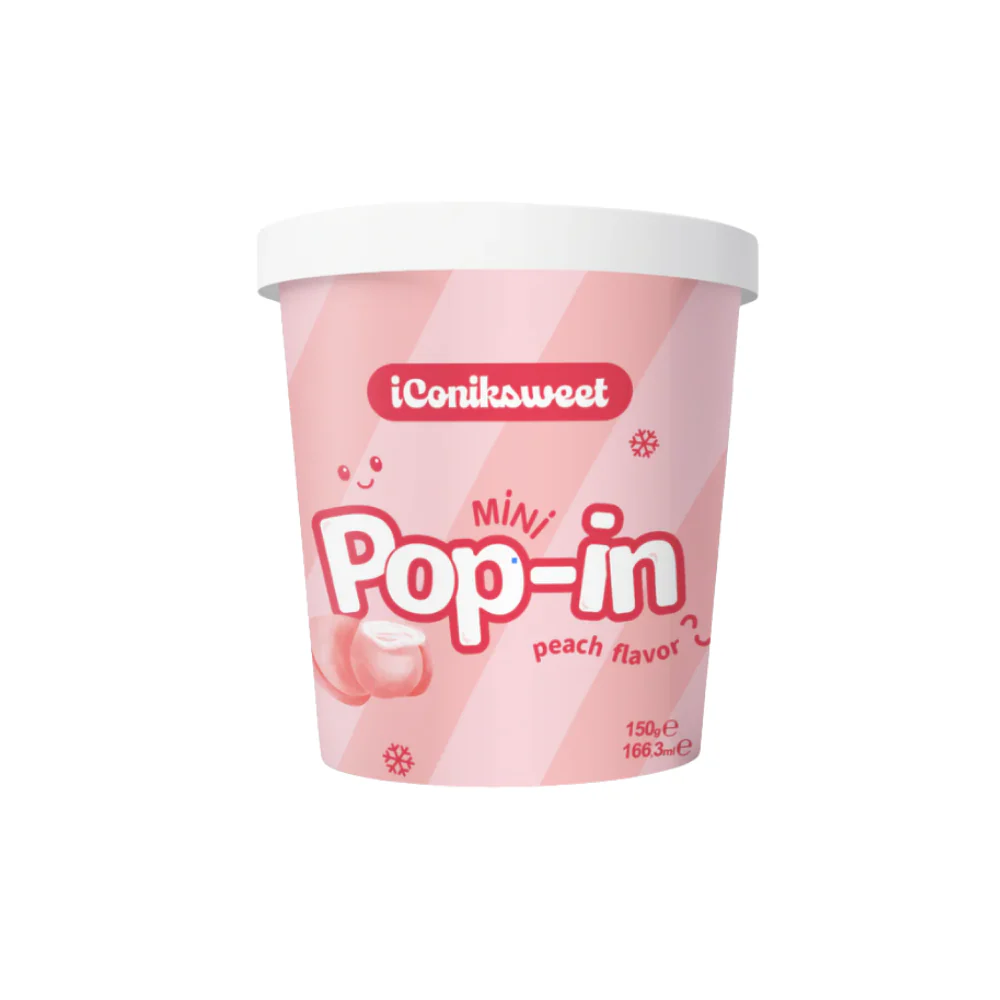 iConiksweet Pop In Trompe L'oeil Mini Peach 12 x 150g
