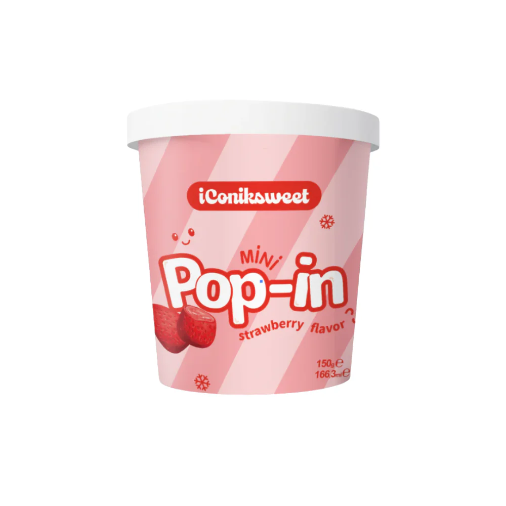 iConiksweet Pop In Trompe L'oeil Mini Strawberry 12 x 150g