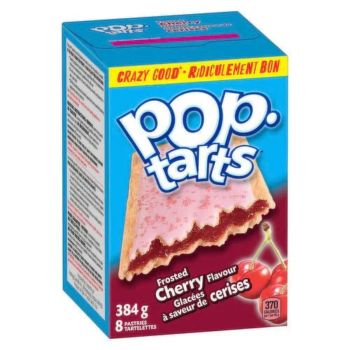 Kellogg's Pop Tarts Frosted Cherry 12 x 384g DDM 2025-09