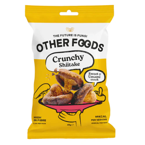 Other Foods Crunchy Shiitake Mushroom Chips Umami 8 x 40g