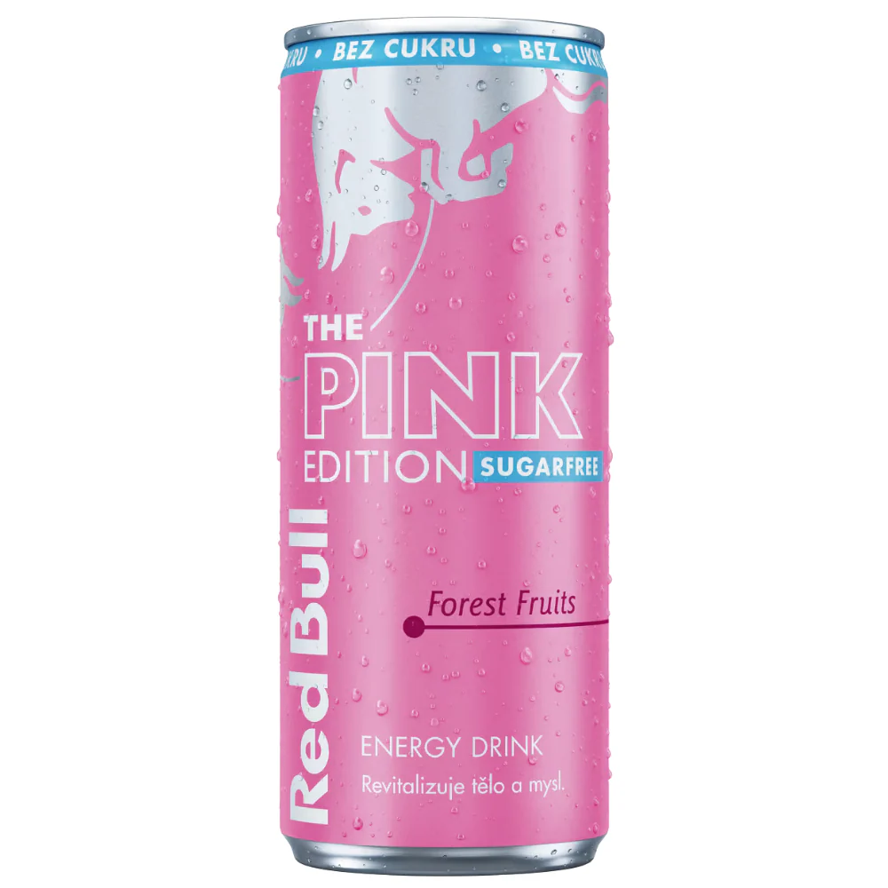 Red Bull Energy The Pink Edition Wild Berry Sugarfree 12 x 250ml