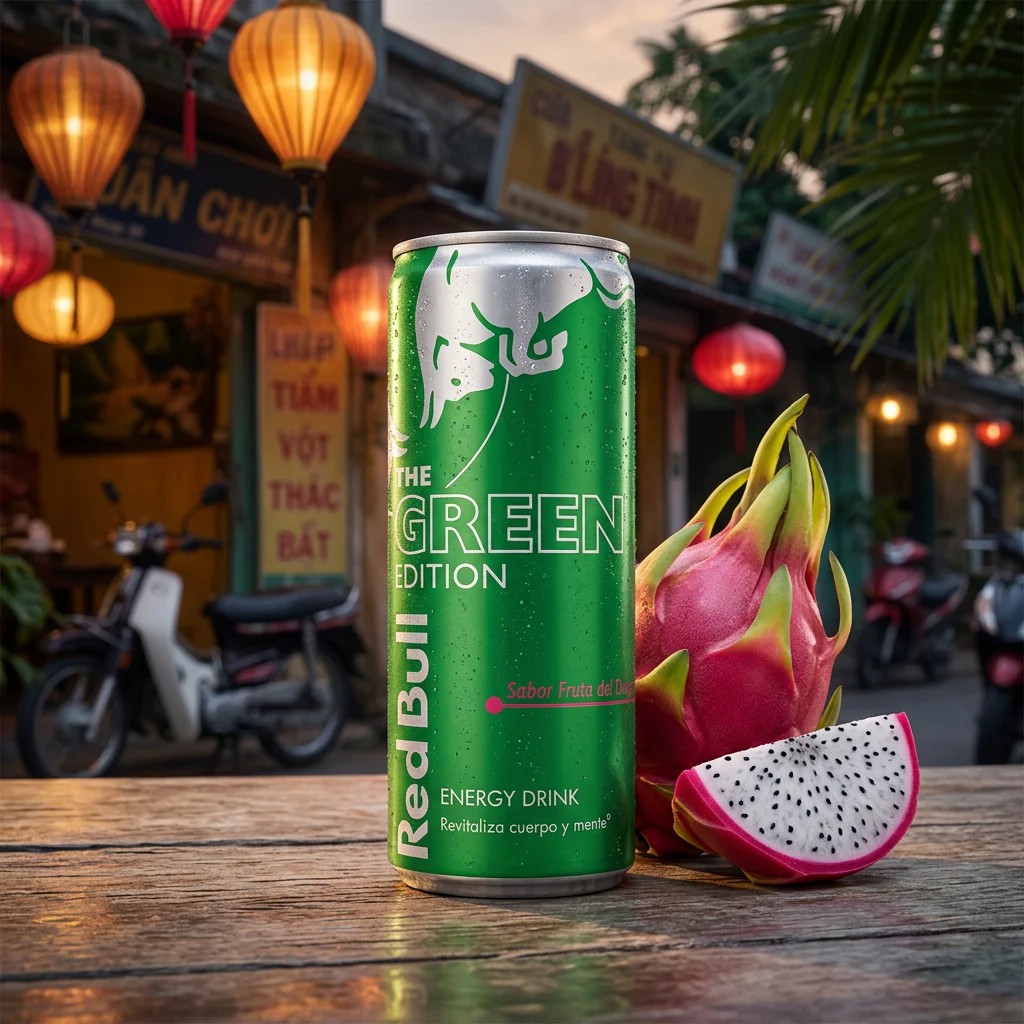 Red Bull Energy Drink Green Edition Dragon Fruit 24 x 250ml - Image 2