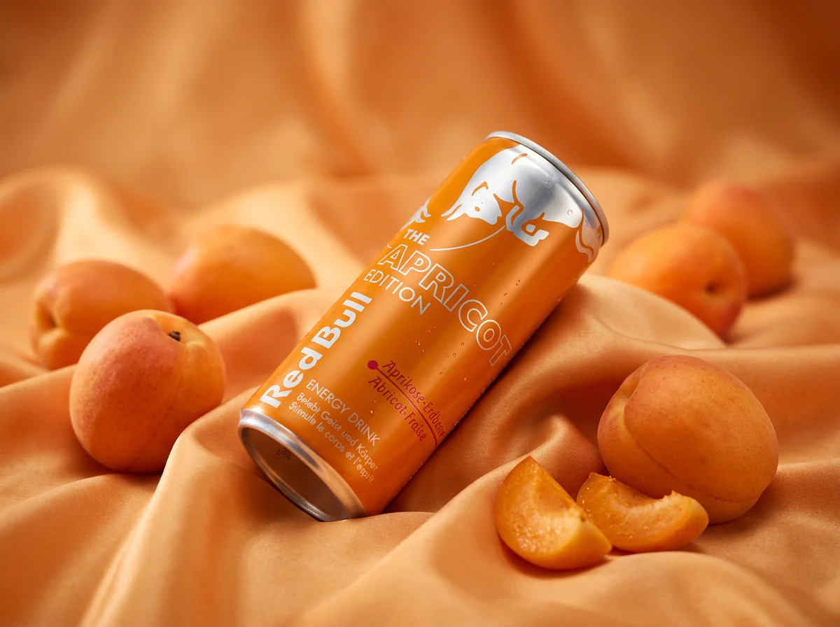 Red Bull Energy Drink The Apricot Edition Apricot & Strawberry 24 x 250ml - Image 3