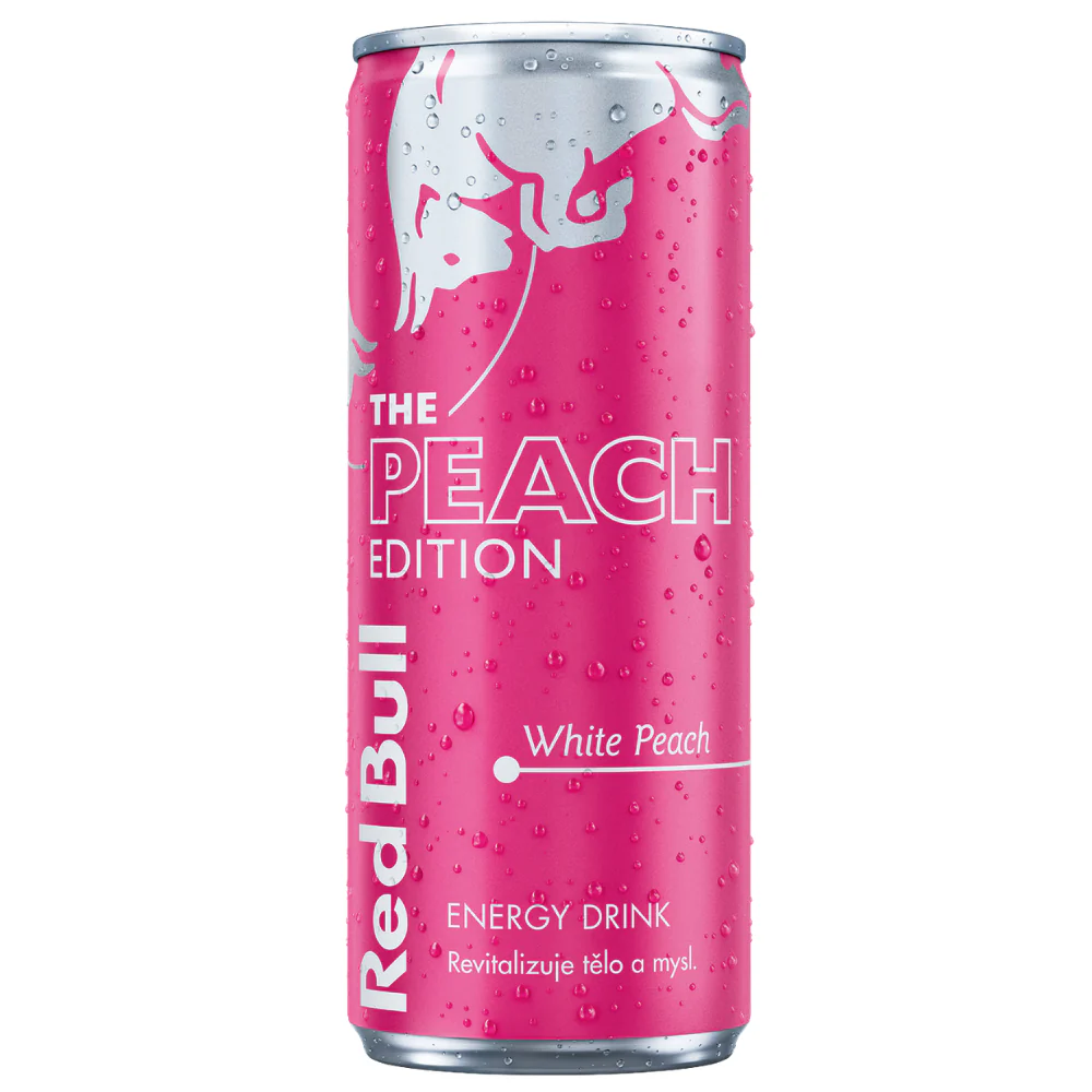 Red Bull Energy Drink The Peach Edition White Peach 12 x 250ml