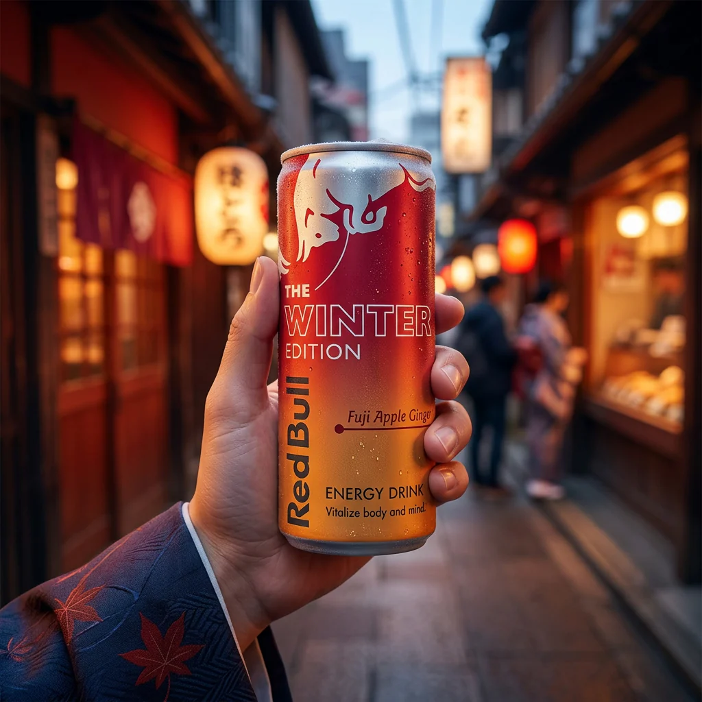 Red Bull Energy Drink Winter Edition Fuji Apple Ginger 24 x 250ml - Image 3
