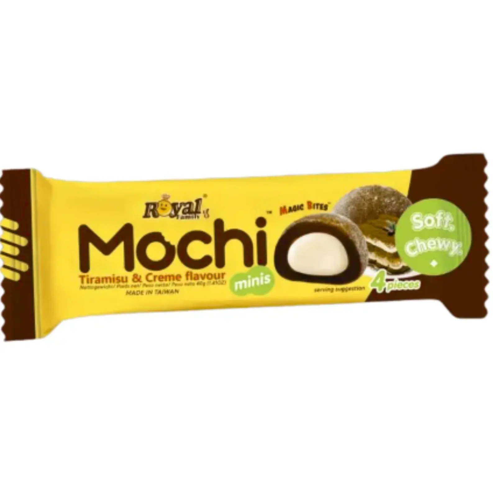 Royal Family Mochi Mini Tiramisu & Cream 12 x 40g