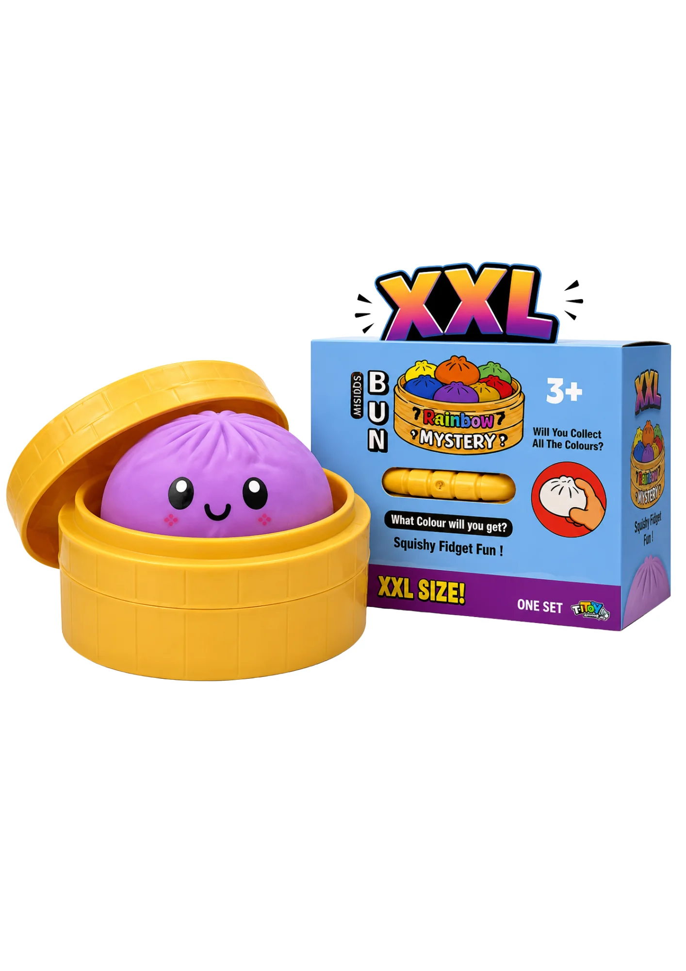 Squishy Bun Toy XL 24 x 1 pc