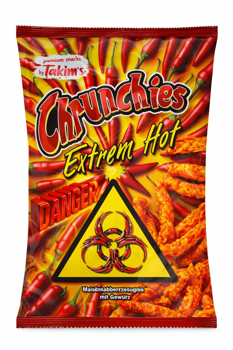 Takim's Chrunchies Extreme Hot 24 x 70g