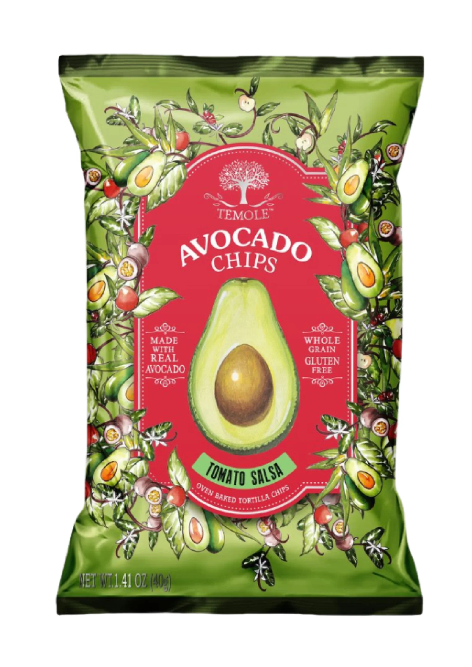 Temole Avocado Chips Tomato Salsa 24 x 40g