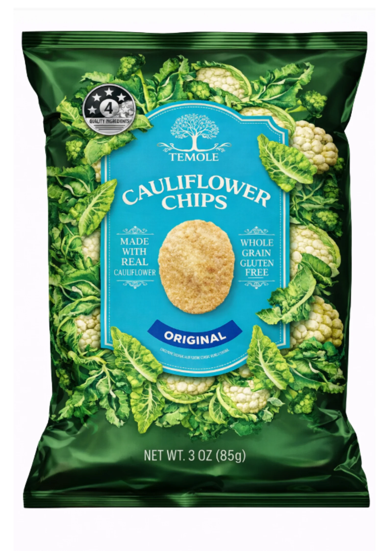 Temole Cauliflower Chips Original 24 x 50g