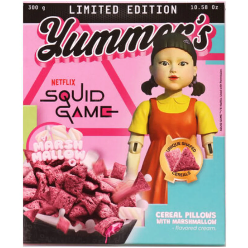 Yummer's Squid Game Cereal With Marshmallow 12 x 300g DDM 2026-01